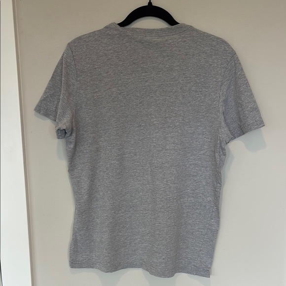 Adidas Heather Gray Tee with Black Trefoil Medium - Picture 3 of 3